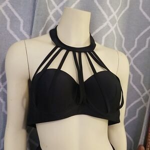Bikini top black Large 